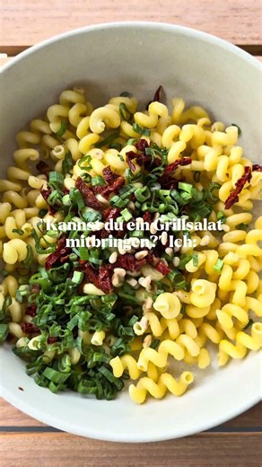 Italienischer Nudelsalat mit getrockneten Tomaten | Aline Made