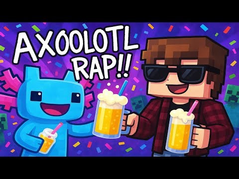 AXOLOTL RAP 🐟🔥 | Official Meme Music Video (Minecraft Style) #AxolotlRap #MinecraftRap #Minecraft