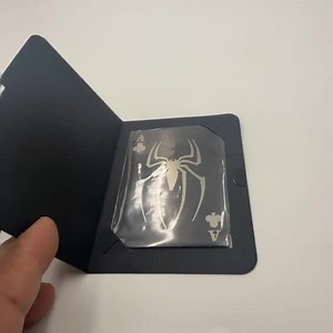 Custom Metal Playing Card, Stainless Steel Engraved Metal Cards, Thick Metal Cards, Personalized Laser Engraved Stainless Steel Cards - Etsy