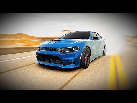 AGGRESSIVELY SLIDING EVERY TURN I MAKE IN A HELLCAT LIKE A YN ON BeamNG Drive