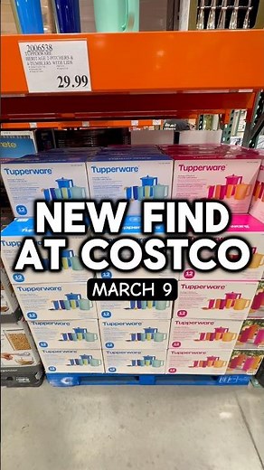 New Costco Find: Tupperware Heritage Pitchers + Tumblers Set (Party-Ready!)#costcofinds #tupperware