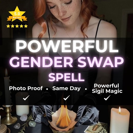 Powerful Gender Swap Spell | True Identity | Fasting Acting | Male-to-female/female-to-male - Etsy Canada