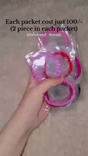 Each packet cost just 100/- Pair in each packet 😃 Color is customizable 🫠🤌🏻 [100 rs deal, handmade jewelry, explore, bracelets] #beadsandthreads #handmadejewelry #fyppppppppppppppppppppppp #explore #eiddeals