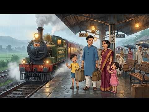 Rainy Window Indian Train ASMR 🌧️ | Silent Cozy Journey with Snacks & Views