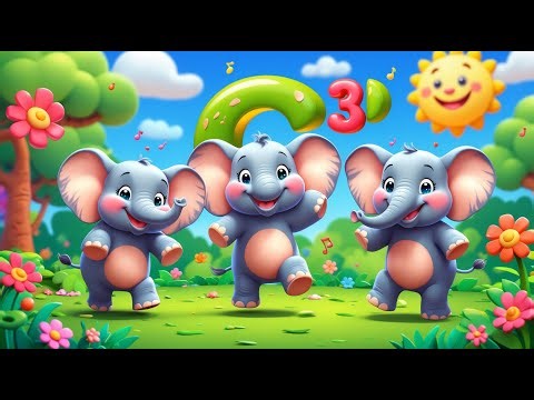 Counting Elephants 1 to 10 🐘 20-Minute Fun | Numbers & Nursery Rhymes for Kids