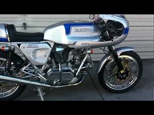 Ducati 900 SS Bevel engine start!!! beautiful Bike!!