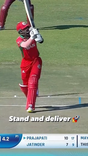 What a shot, Kashyap Prajapati! #WIvOMA #CWC23 #reels #cricketreels #cricket | ICC - International Cricket Council