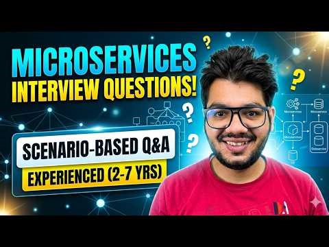 Crack Your Microservices Interview | Full Scenario based Ques | 2-7 Yrs Experience