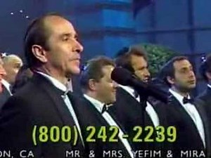 Sim Shalom,Habad Telethon 2006, Governor Arnold Schwarzenegger,Moscow Male Jewish Cappella,Alexander Tsaliuk
