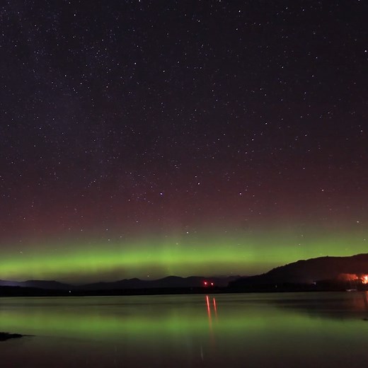 39K views · 294 reactions | Stunning time lapse shows Northern Lights visible in Scotland | The Independent | Facebook