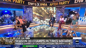 Meet the new Dancing with the Stars CHAMPS! Iman Shumpert and Daniella Karagach talk about their historic #DWTS win. #DancingOnGMA https://gma.abc/3nJy2up | Good Morning America