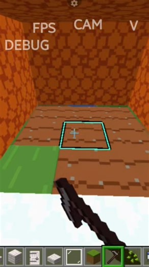 I Built a Small House with a Wheat Farm Under It in Minecraft 🌾🏠