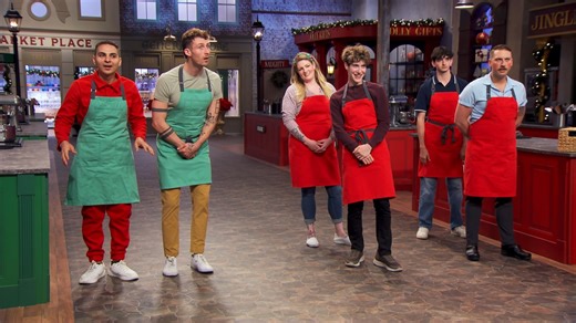 It’s semifinals time in the #HolidayBakingChampionship kitchen! 🎄✨ The six remaining bakers are officially on their own as they tackle a festive gauntlet of three retro-inspired challenges. Don’t miss an all-new episode tomorrow at 8|7c! | Food Network