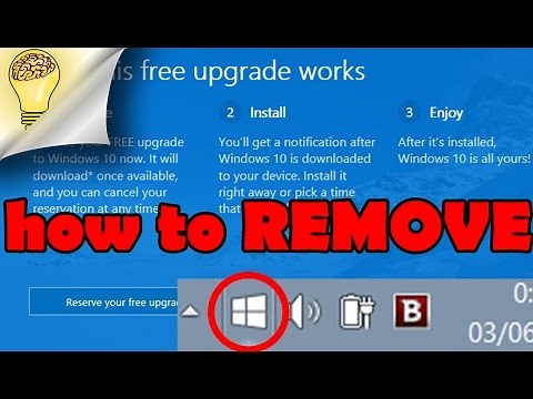 How to remove "GET WINDOWS 10" notification from Start Bar GWX GWXUX