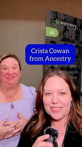 15K views · 382 reactions | Crista Cowan from Ancestry #genealogy #genealogist #ancestry #ngs2025 | The Formidable Genealogist | Facebook