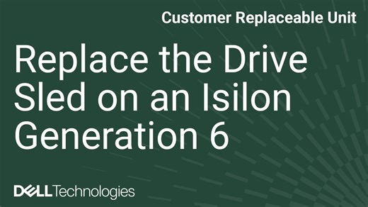 How to Replace the Front Bezel of an Isilon Gen6 or PowerScale A300 - A3000 - H700 - H7000