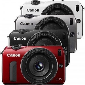 Canon EOS M 18MP Mirrorless Camera w/ EF-M 22mm f/2 STM Lens: $250 shipped, EOS Rebel T5i: $550 shipped