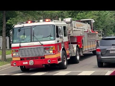 DCFD Truck 8 (Reserve) Responding 6-1-2025