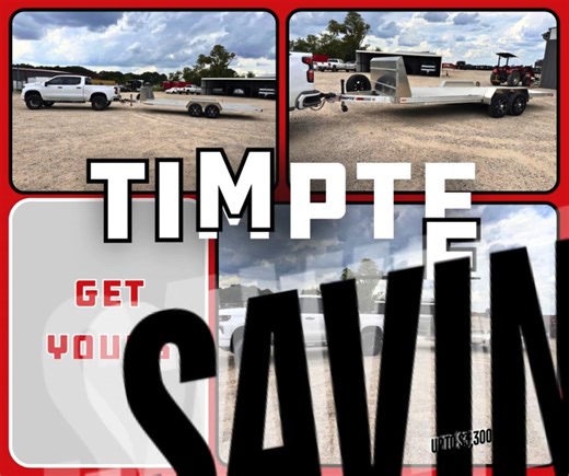 1.2K views | ✅Check it out! Timpte Aluminum Car Haulers and even our Aluminum Tilts are on SALE!! ‍♂️They're moving quick! So get them while they're hot!! See Our Inventory Below!  https://www.happytrailers.com/all-inventory/?query=timpte #HappyHauler #TowHappy #Timpte #CarHauler #Sale #HappyTrailers | Happy Trailers | Facebook
