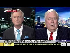 Clive Palmer surprises Andrew Bolt - full interview - Bolt Report