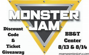 Monster Jam Discount Code and Family 4 Pack Ticket Giveaway