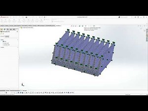 Thermal simulation of a heat sink using SolidWorks