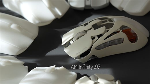 二代无限续航|怒喵AM Infinity .97鼠标改动速通|97%的毒蝰V3pro、屁屁补丁大升级