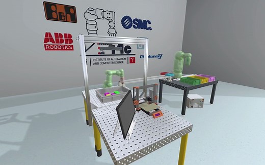 工业 4.0 单元 - 数字孪生（Unity3d 和 NVIDIA PhysX）