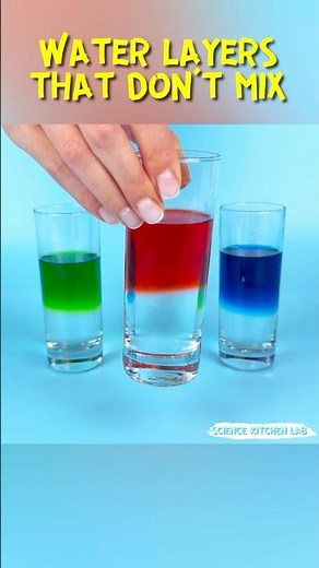 Why Don’t These Waters Mix? Salt Water vs Fresh Water. Easy Density Experiment for Kids #experiment