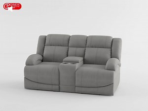 Lexicon Landwood Power Double Reclining Loveseat, Chocolate