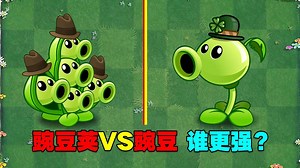 植物大战僵尸：植物挑战赛_植物大战僵尸：豌豆荚VS豌豆射手！你觉得谁更强？