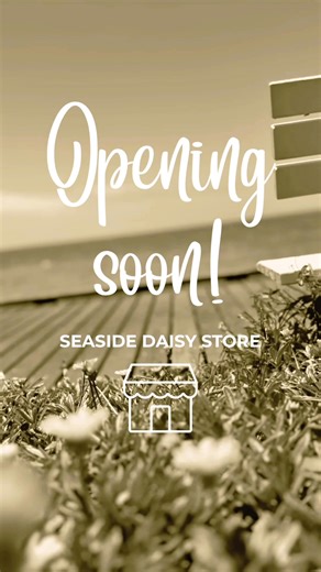 Counting down… excited to be opening soon 🔜 ⏰ Can’t wait to share this little store with you! Stay tuned! 🧡 #seasidedaisystore #sunnydays #accessoriesforher #littlejoys #openingsoon | Seaside Daisy Store