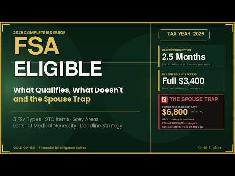 FSA Eligible Expenses 2026 — What Qualifies and What Doesn't