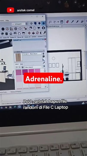 ngk sengaja sumpah🙂✌🏻#adrenaline #meme #enscape #trading #arsitek #drafter #interirordesign