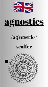 How to pronounce Agnostics in English-British Accent #learnenglish #learnenglishtogether