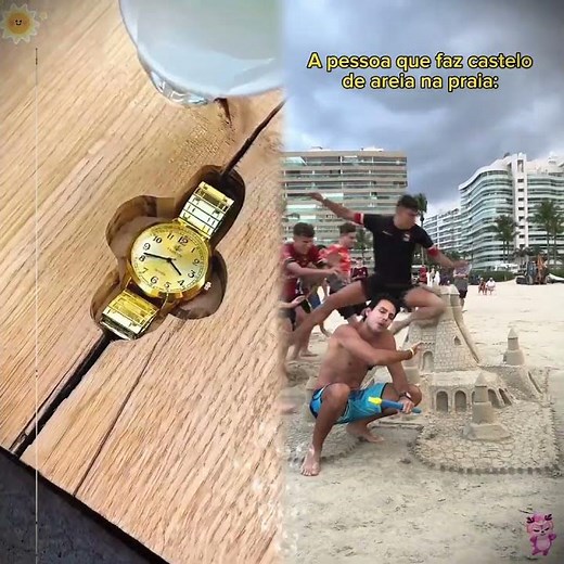 A pessoa que faz castelo de areia na praia:#viralvideo #funny #foryou #fyp #shorts