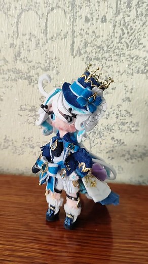 Felt Doll Tutorial: Crafting Process with Furina Genshin Impact