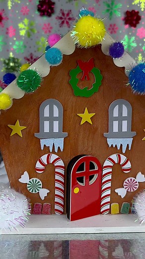 DIY Gingerbread House Craft Kit for Kids