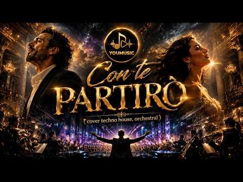 CON TE PARTIRO : (cover techno house orchestral )