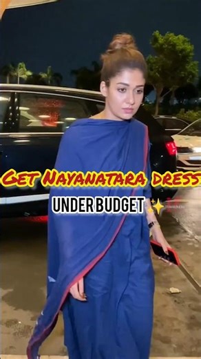 Nayanthara Inspired Dress Under Budget😍✨#shorts#nayanthara#fyp