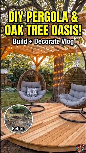 How to Build a Modern DIY Pergola | Step-by-Step Garden Makeover #shortvideo #shortsviral #shorts