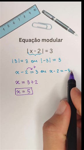 15K views · 354 reactions | Equação modular é tão fácil! 朗 #matematica #equacao #aprender | Professor Francivaldo - Matemática | Facebook