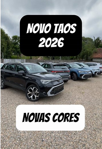 Descubra as Cores do Novo VW Taos 2026