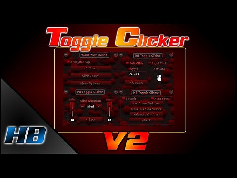 Toggle Clicker V2 ( For Windows 8 or 10 )