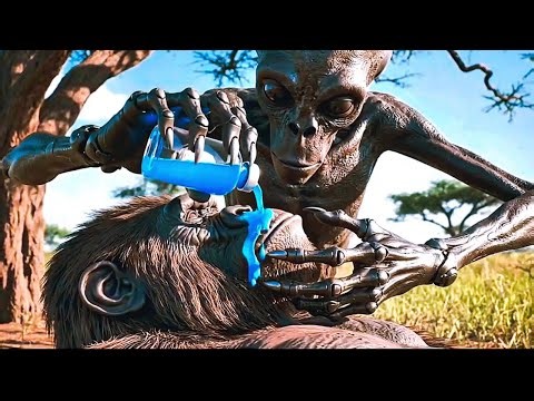 आदिमानव की Alien से पहली मुलाक़ात | When Space Alien Saved a Caveman from a Giant Python ⚡🛸🔥