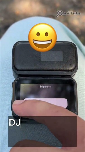 DJI Osmo Nano screen brightness, Bildschirmhelligkeit einstellen