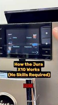 Jura X10 Commercial Coffee Machine. Is it easy to work with?