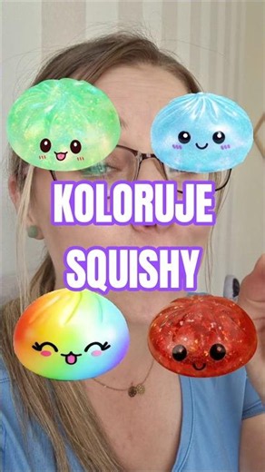 COLORING DUMPLING SQUISHY #squidgame #dumplings #sylwiatestuje