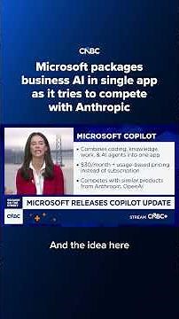 Microsoft packages business AI in single app as it tries to compete with Anthropic