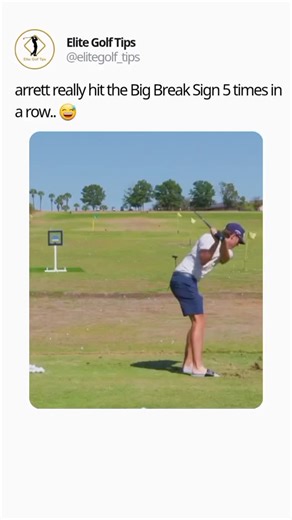 Elite Golf Tips ⛳ on Instagram: "That’s really impressive, Garrett. Wow! 🔥 -------------- 👍 Like to start better shots • Share with your golf buddy ✨ Follow @elitegolf.tips today! . . . . #golfshots #golfmoments #golfmagic #golfhighlights #golfszn #golffun"